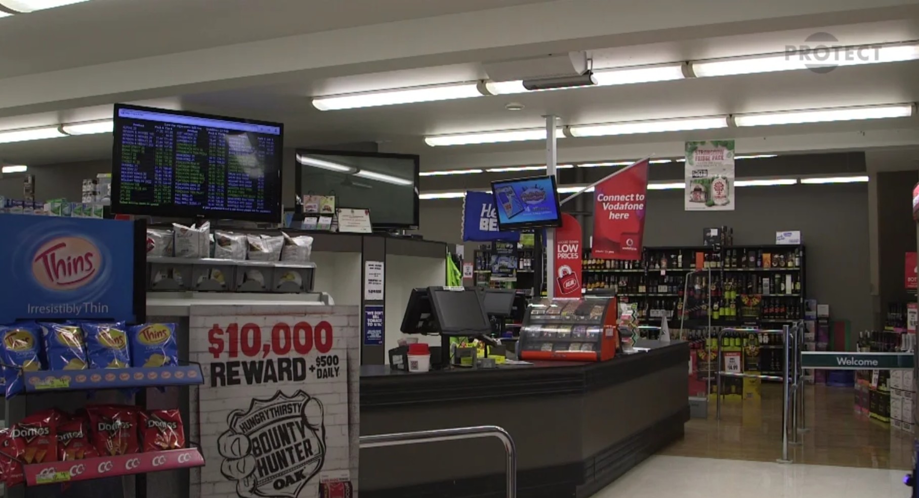 Tågesikring af butik fra VIP Security & Services A/S